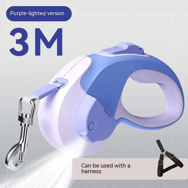 Retractable Dog Leash with LED Light