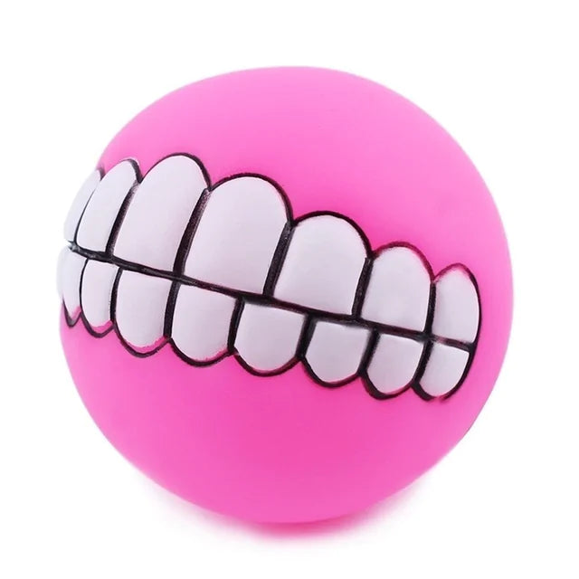 Pet Ball Teeth Silicon Chew Toys for Large Breeds