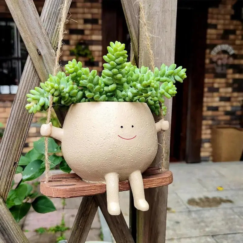 Swing Face Planter Pot